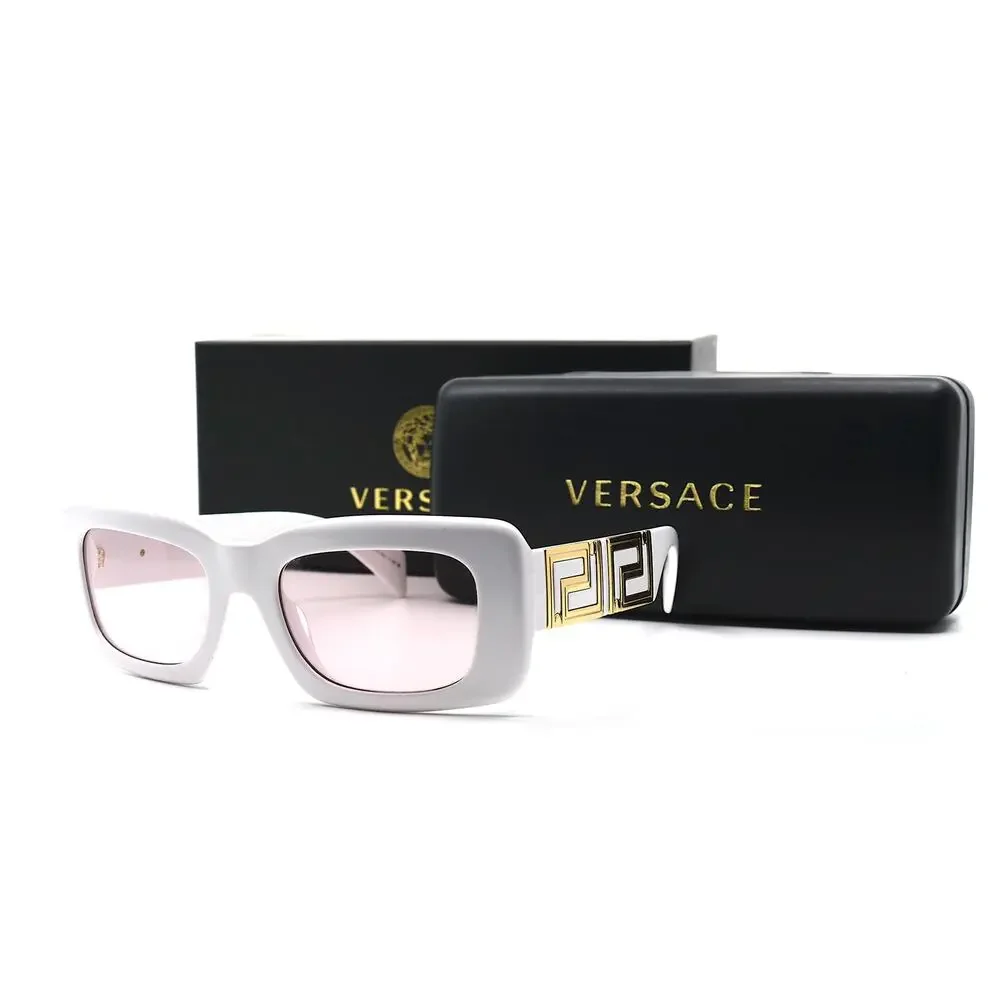 VERSACE VE4444U 314/5 White Pink Sunglasses – 100% Authentic